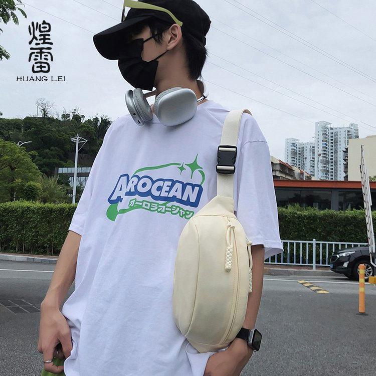 

Простая сумка-мессенджер, нагрудная сумка, модная повседневная сумка, женская новинка 2025 года, парная сумка, спортивная универсальная поясная сумка в японском стиле