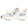 Bone Mesh Fabric Synthetic Leather Outdoor Sports Casual Low Top Lifestyle Shoes Men Sneakers White Gray T12M321201FSA