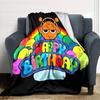 1pc SPRUNKI5 Blanket, Gift, for Men and Women, Soft Blanket, Good for Sofa Bed Couch Travel, Lightweight Flannel Blanket