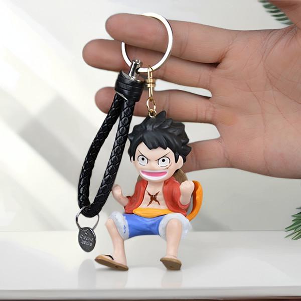 Piraten Schlüsselanhänger Geschenk: Blind Box Anime-Figuren - Monkey D. Luffy, Zoro, Chopper, Ace
