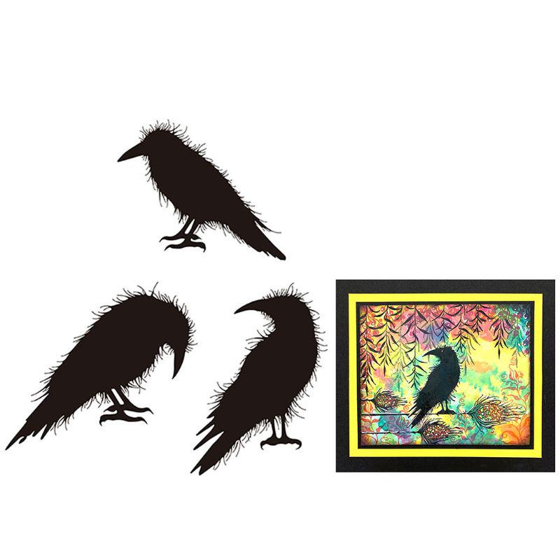 Buy Crow Silicone Clear Seal Stamps DIY Scrapbooking Embossing Photo ...