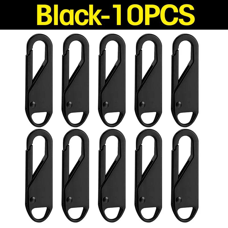 Universal Zipper Puller Replacement Instant Repair Zipper Head Kit Travel Bag Suitcase Wallet DIY Sewing Metal Zipper Sliders