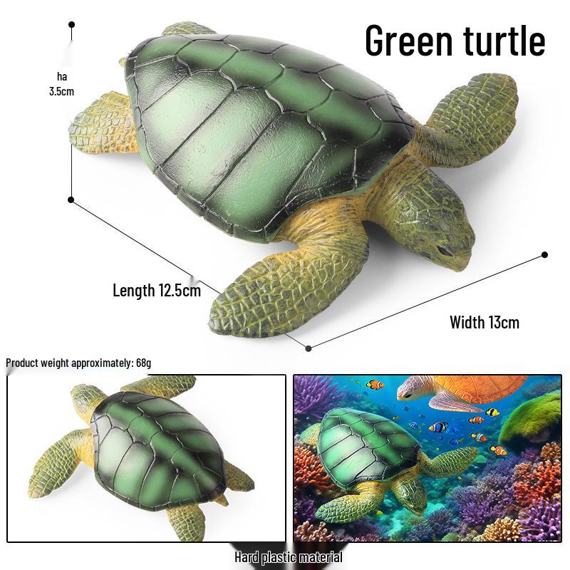 Children's Cognitive Marine Animal Models: Sea Turtle and Tortoise Toys