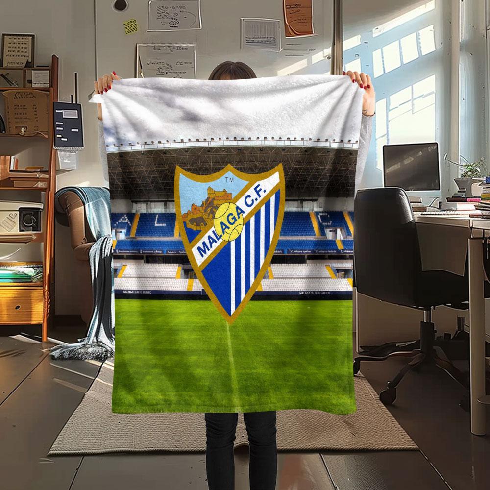 Málaga C.F Blanket, High quality Comfortable for All Seasons, Home Decor, Warmth and Comfort