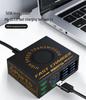 6-Port USB Charger with 20W PD Fast Charging and Digital Display - Universal Type-C Desktop Station for Mobile Phones