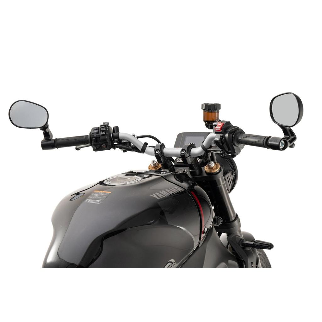 EFFEX Easy Fit Tapered Handlebars for XSR900 EBTF376S (2022-2024), Silver, Aluminum, 28.6mm,