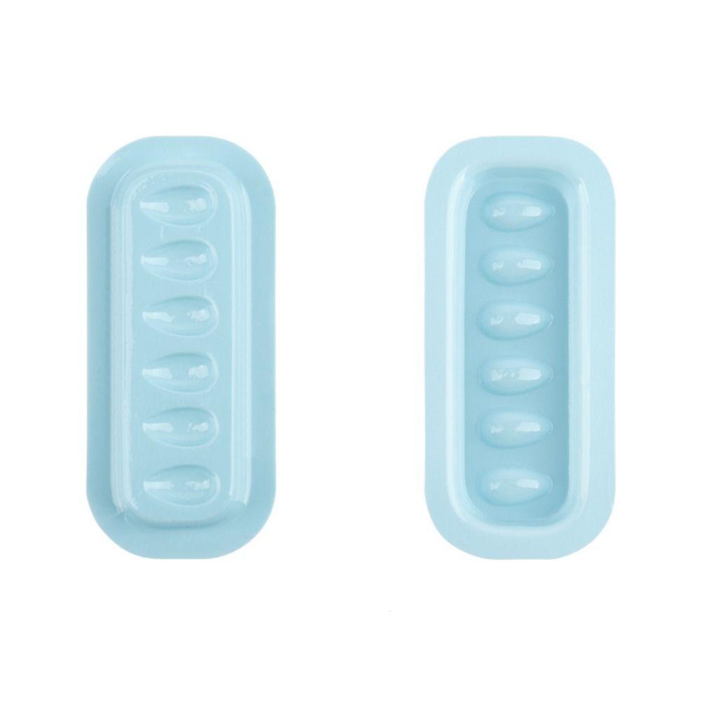 100PCS Adhesive Eyelash Glue Pallet Strip Shaped Plastic Gasket Palett Lash Adhesive Stand Pads