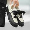 Men's Shoes Autumn Niche Color Blocking Board Shoes Design Sense Black Casual Big Toe Thick Sole Height Increasing Trendy Shoes