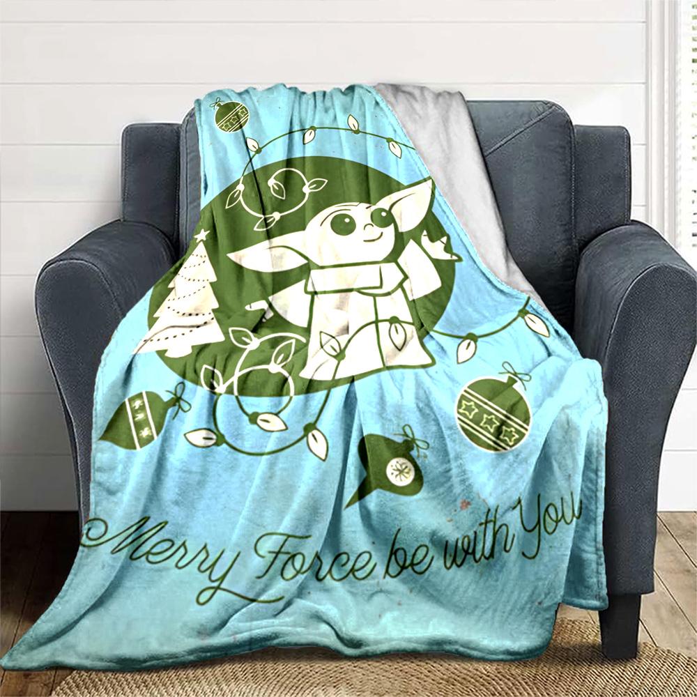 Star Wars Blanket Warmthful Decor Perfect for Picnics Livingroom Couch for All Seasons Modern Style Suitable for Gifting Relatives and Friends