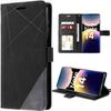 Case for Xiaomi Redmi Note 14 Pro 5G (not for 4G) Anti-Scratch Shockproof Protection Synthetic Leather Black