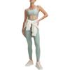 Under Armour Meridian Mid-Rise Drawstring Breathable Casual Nine-Point Sports Pants Women Pants Light-Green 1382535-251