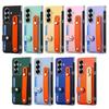 Samsung Z Fold7 Cross-Border Wristband Card Holder Case - Skin-Feel PC Shell with Integrated Film for Z Fold6