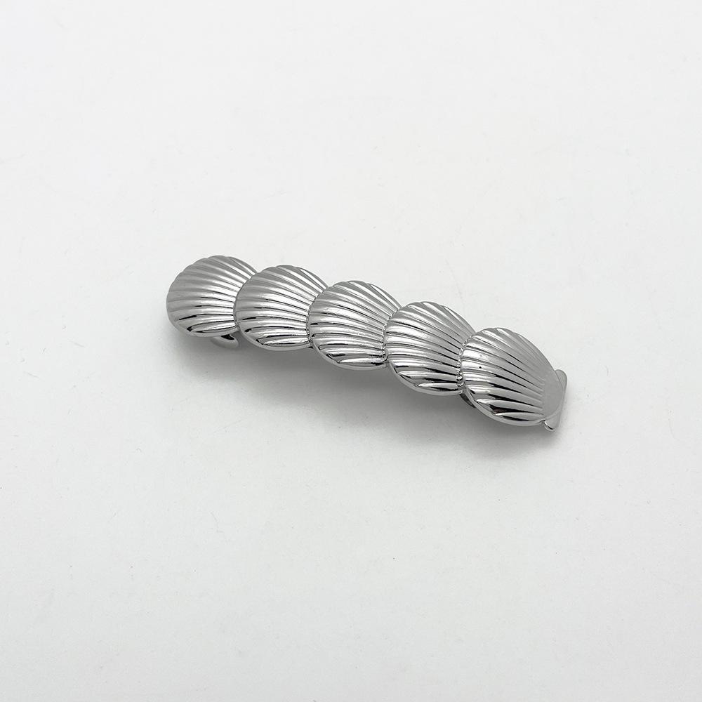 Cross-border Ocean Shell Spring Clip: Cool Back-of-Head Half-tied Hair Accessory
