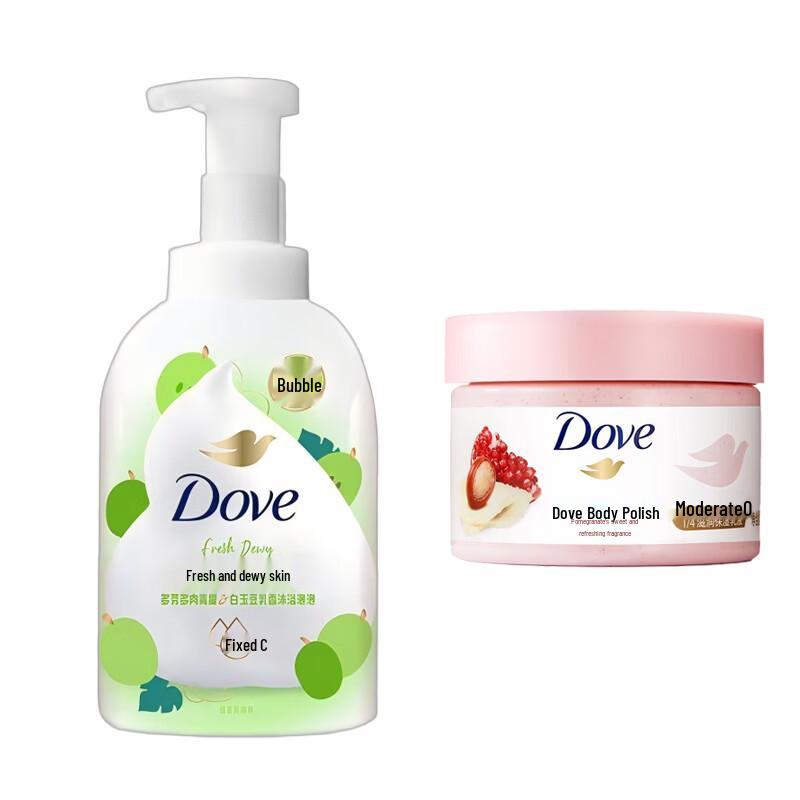 

Dove Shower Foam & Body Scrub Gift Set