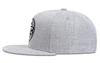 Sproutsy Men's Snapback Baseball Cap, Stylish Straight Fit, Sun Protection, Outdoor Cap, NYC New York City (Gray)
