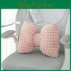 Modern Minimalist Throw Pillow With Puffed Grid Fabric For Office Chairs Comfort