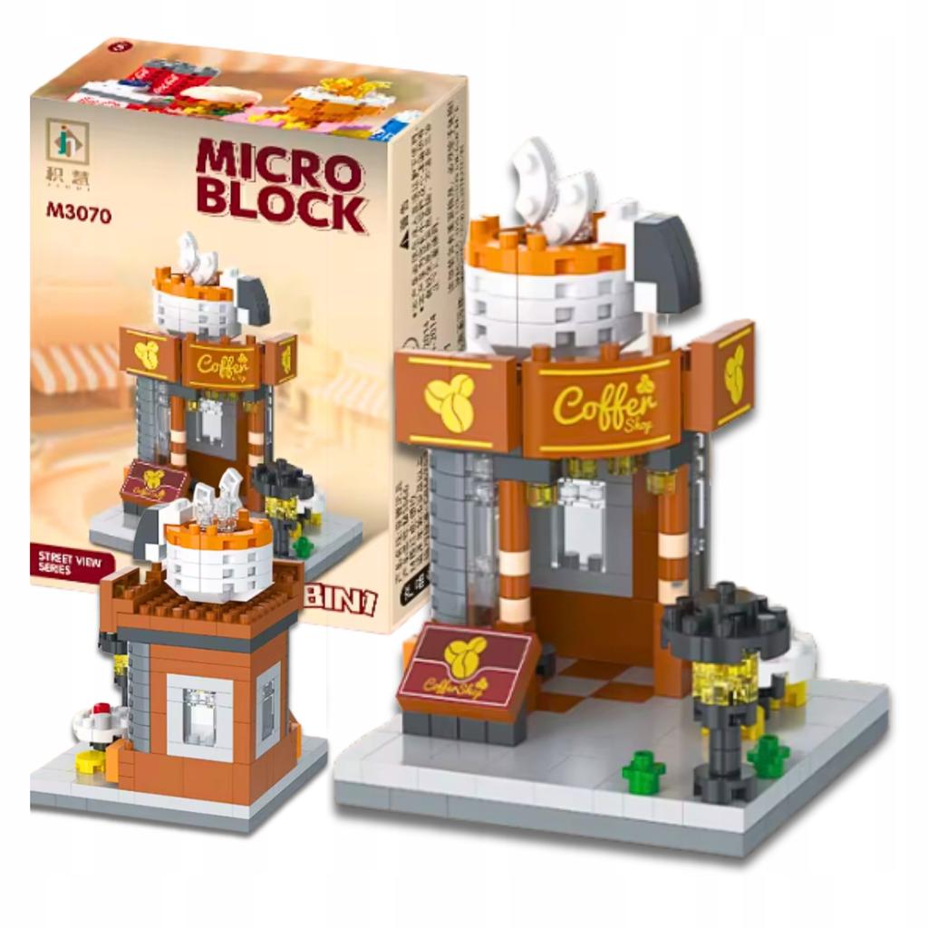 Construction Bricks Shop Coffee Shop Set 269 Pcs.