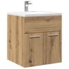 Vidaxl Waschbeckenunterschrank, Artisan-Eiche, 41x38,5x46 cm