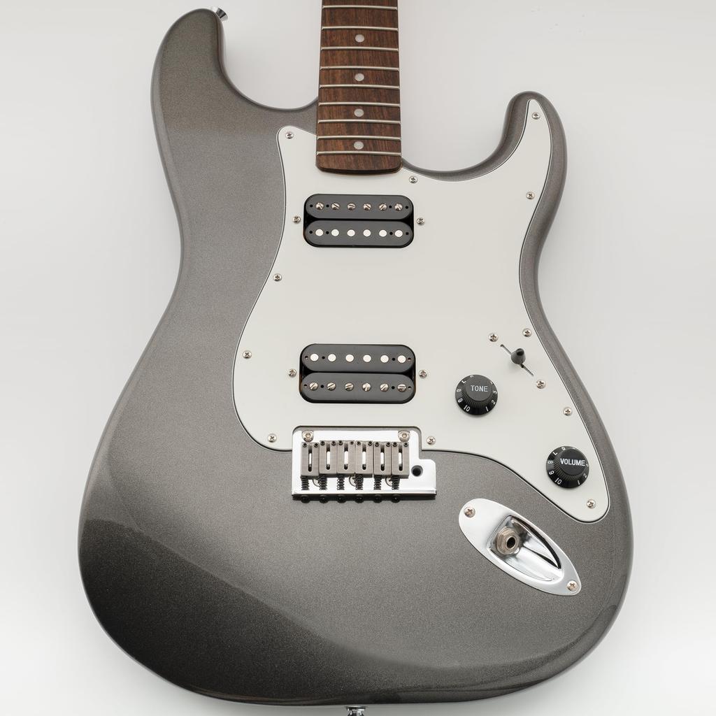 Musiclily Pro 11-Hole ST Stratocaster Pickguard HH with Round Corners, Uncovered, 2 Humbucker Pickups, 2 Potholes, for Fender Squier Strat Electric