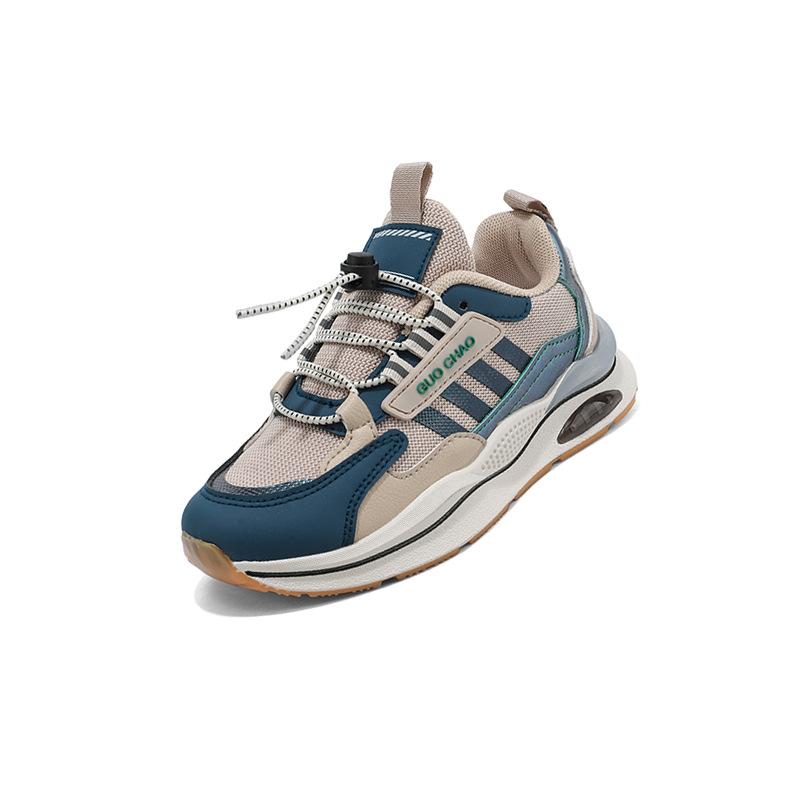 

Спортивная обувь для мальчиков 2025 весна и лето новая дышащая обувь для пап сетчатая обувь нескользящая для бега повседневная одинарная обувь баскетбол 40