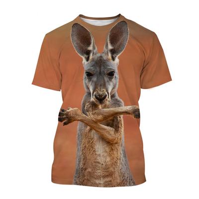 Neue Persönlichkeit Tier 3D-Druck O-Ausschnitt T-Shirts Sommer Herren Damen Kurzarm T-Shirt Übergroße Harajuku Tees Oberteile Kinderbekleidung