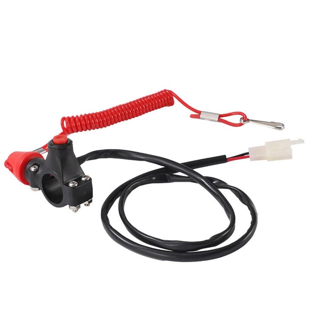 1 Stück 12V ATV Motorrad Boot 7/8" 22mm Außenbordmotor Moto Not-Aus Schalter Druckknopf Motorrad Zubehör