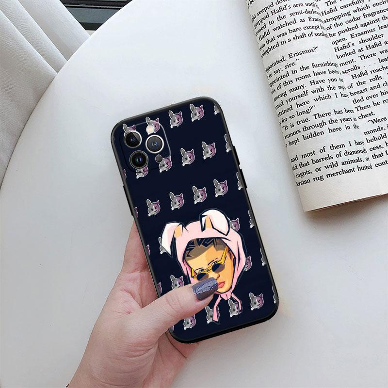 Bad Bunny New High-End Cover Phone Case for iPhone 16 15 14 13 Pro Max Plus Mini