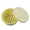 Portable Round Soap Dishes Container Leakproof Plastic Drain Soap Holder with Lid for Outdoor Hiking Camping Gym Travel