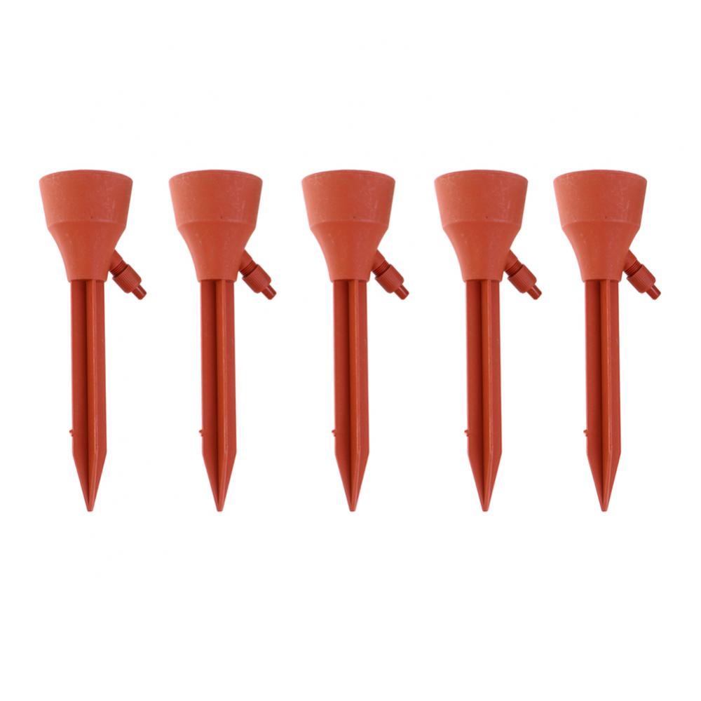 

5pcs/set Adjustable Self Watering Automatic Drip Irrigation System For Plants Flower Greenhouse Garden Auto Water Dripper Device