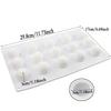 15Cavities Round Ball Shaped Mini Truffles Mold For Chocolate Mould Candy Pudding Jelly Mould DIY Non-Stick Cake DecoratingTools
