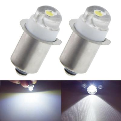 2tk 3/4.5/6V 0.5W 6000K valge LED-P13.5S taskulambi taskulampi asenduspirn