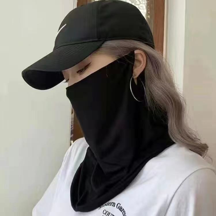 Fashion Punk Sunscreen Mask For Men Women Summer Face Neck UV Protection Ear Scarf Hip Hop Outdoor Sports Cycling Bandana Scarfs