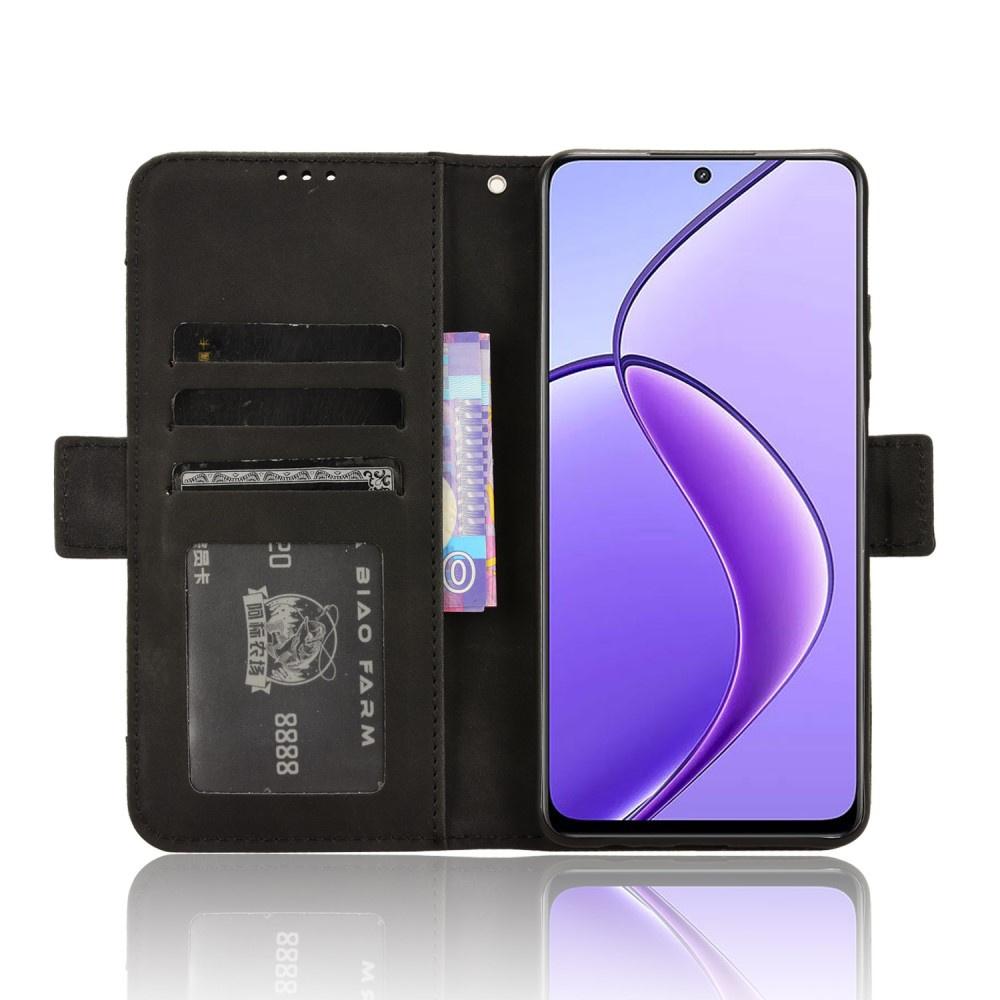 Realme 12 Flip Case, Card Slot, Black