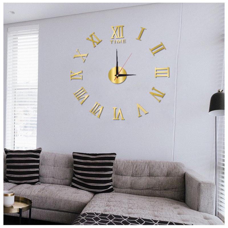 Bedroom Creative Wall Clock DIY Living Room Acrylic Silent Clock Home Wall Decoration Clock