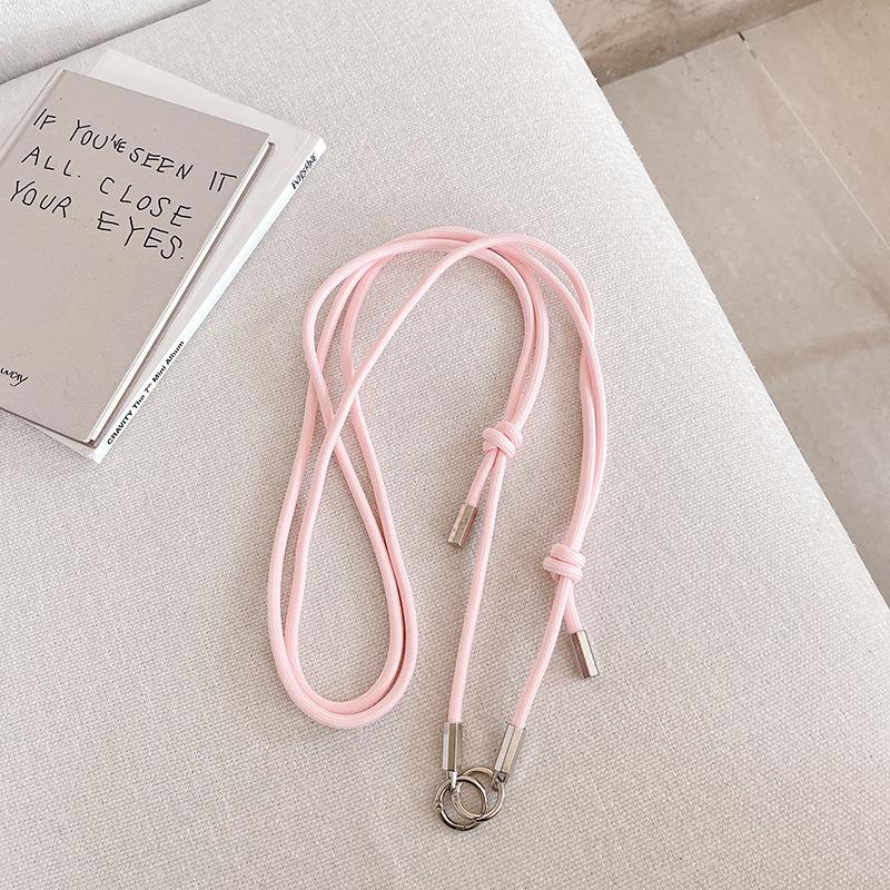 Adjustable Crossbody Women's Universal Phone Case with Keychain - Drop-Proof, Sturdy, and Durable Lanyard Style