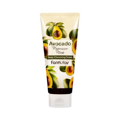 Espuma limpiadora profunda de poros premium de aguacate