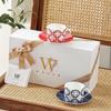 WOOCH Exquisite Ceramic Cup and Saucer Gift Set