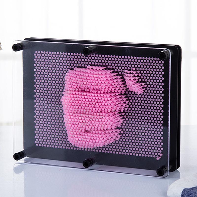 Timeless Funny Game 3d Clone Shape Pin Art Pinscreen Hand Mold Toy For Creative Fun