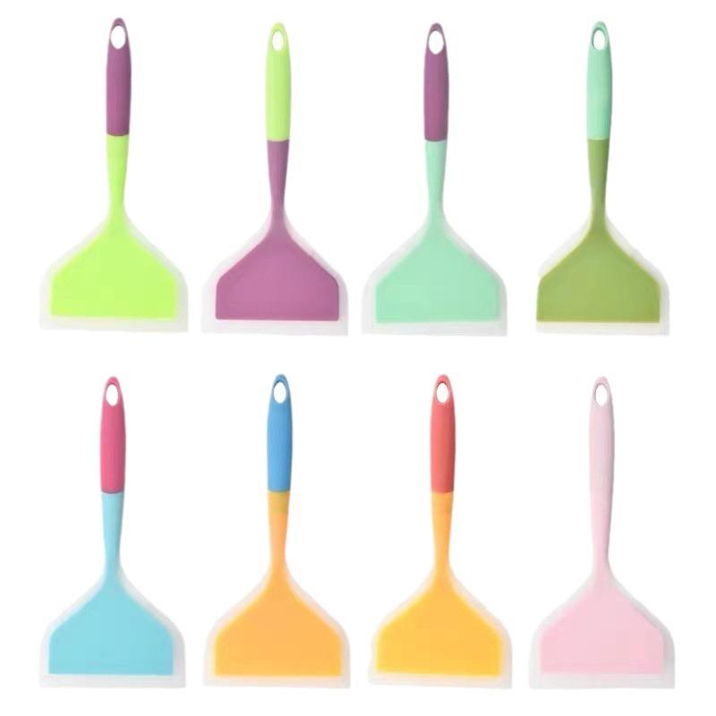 Spatulă din silicon antiaderentă pentru clătite și Tamagoyaki, rezistentă la temperaturi ridicate - ustensilă de bucătărie multifuncțională, de calitate alimentară