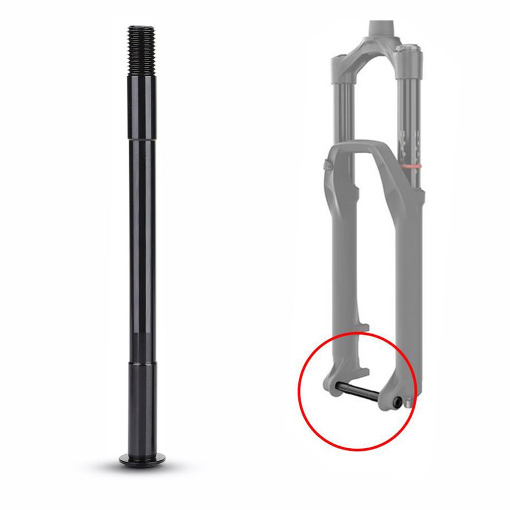 Bike Bicycle Front Hubs Tube Shaft Fork Thru Axle Lever Accessory