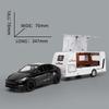 1/32 Scale Tesla Model Y Caravan Metal Diecast Alloy Toy Car Model Trucks For Kids Toys Vehicles Hobbies Collection