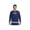 Nike Klub Tottenham Hotspur Pasiasta Litera Piłka Nożna Sportowa Miękka Bluza z Okrągłym Dekoltem Męska Bluza Binary-Blue FQ3011-424
