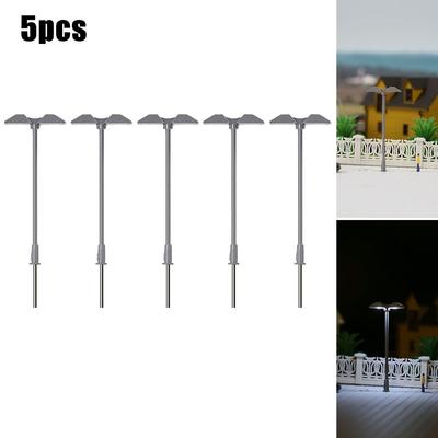 Illumination Lamps 3V DC 5pcs AC Steel Tubes Street