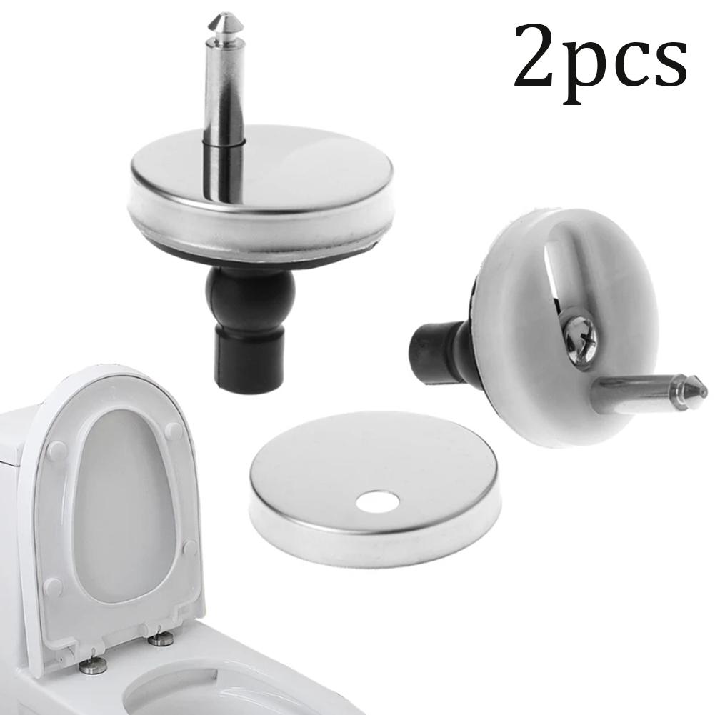 Home Toilet Hinge For Broken For Most Standard Heavy Duty Hinge Part Parts Quick Release 1 Pair Top Close 45mm Disc