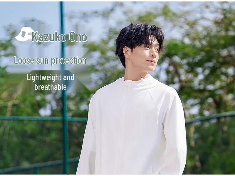 Ono Kazuko Men s Thin Breathable UPF Sun Protection Hoodie