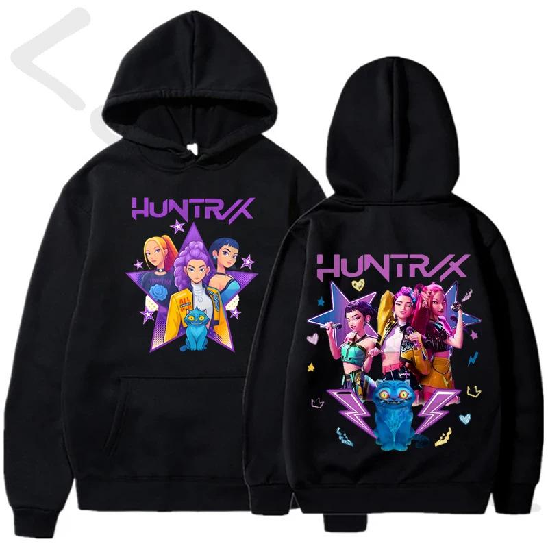 Kpop Demon Hunters Women Hoodies Harajuku Fashion Sweatshirts Fans Gift Unisex Pullover Tops K-Pop Demon Hunters Hoodie Outfits