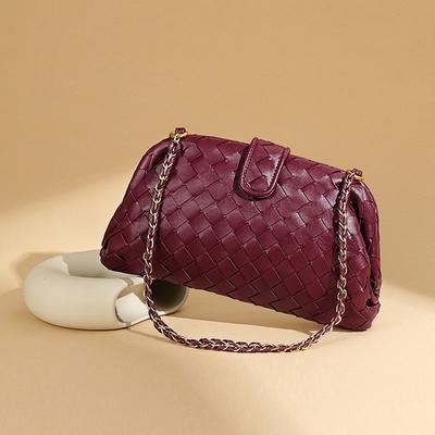 Handwoven Creative Cloud One Shoulder Armpit Bag New Fashion Diagonal Span Dumpling Bag Mini Crossbody