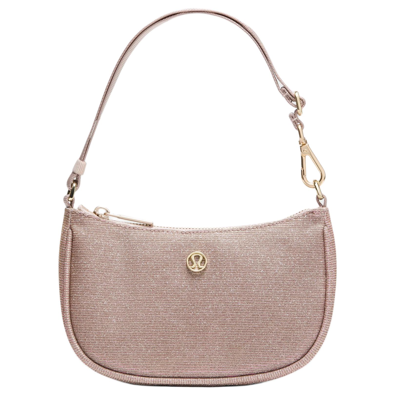 Lululemon City Essentials 1L 90s Style Casual Adjustable Shoulder Strap Mini Shoulder Bag Women bags Pink Champagne Gold LW9FW2S-074868 Pink Champagne Gold 16730₽