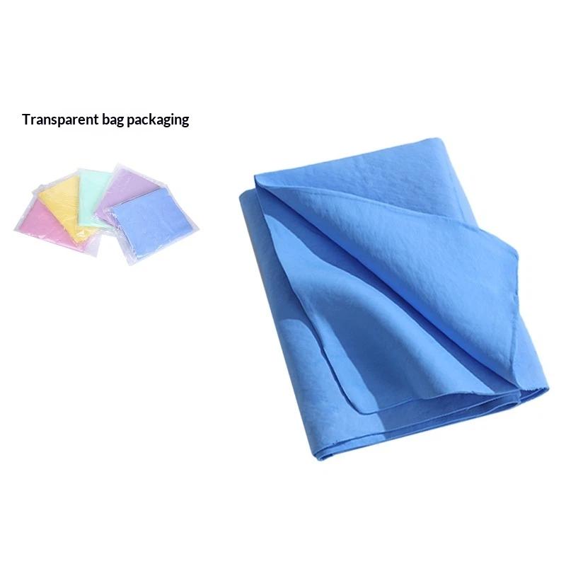 1PC PVA Pet Towel, Ultra Absorbent Microfiber Drying Cloth, Quick Dry & Odor Resistant for Dogs Cats, Reusable Car Towel