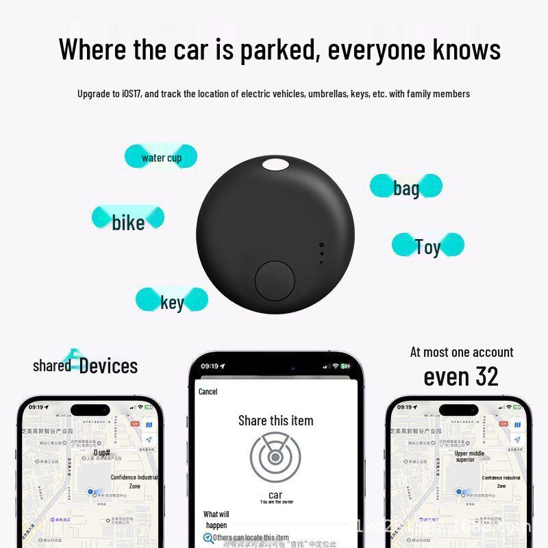 MFI Certified Lightweight Locator for Apple Airtag, Ntag Alternative, Perfect for Kids and Pets